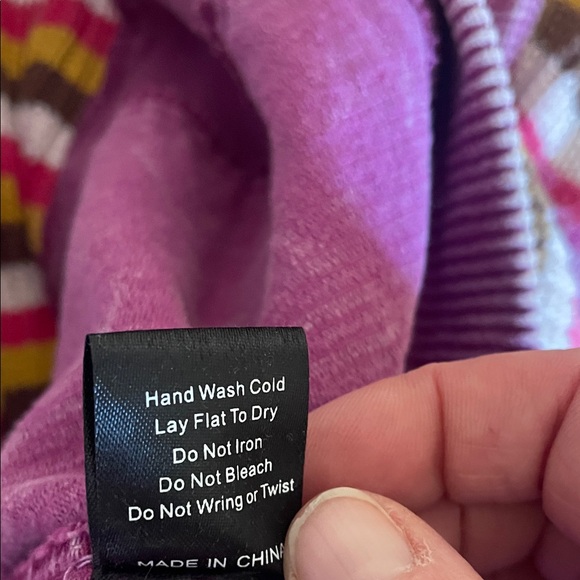 POL Pink Corduroy Bomber Jacket with Stripes - Picture 6 of 6